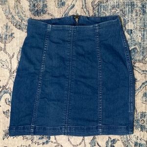 Free People Denim Skirt